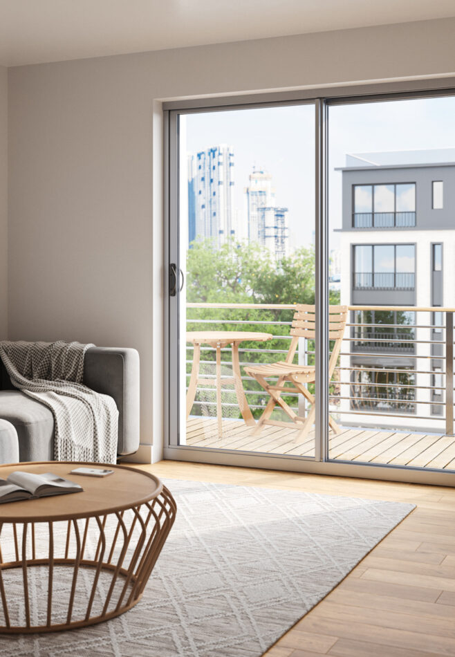 Series 1280 Aluminum Thermal-Break Sliding Patio Doors