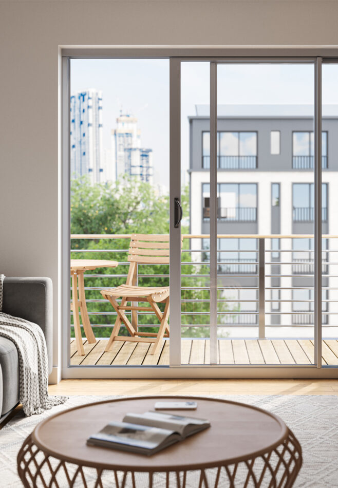 Series 1280 Aluminum Thermal-Break Sliding Patio Doors2