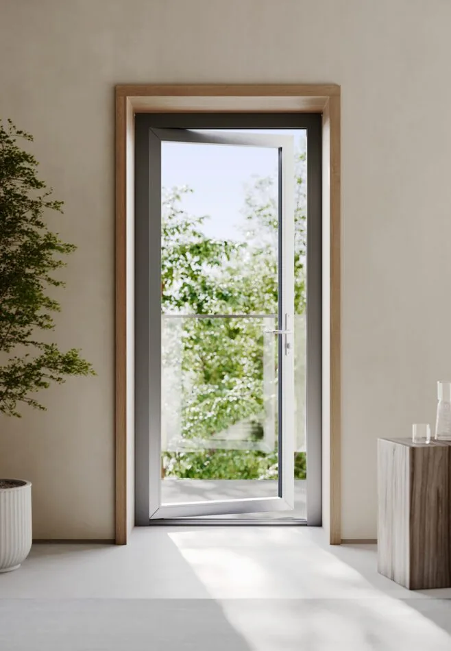 Series 1450 aluminum thermal break swing terrace doors