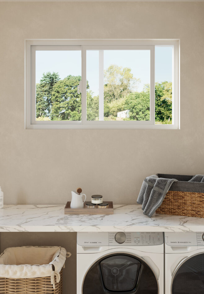 Series 420 Vinyl Fully Welded Single Slider Windows