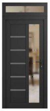 config transom uPVC door with transom