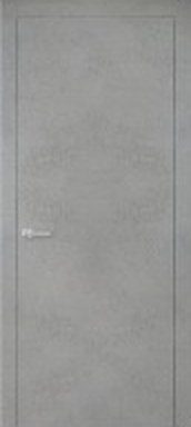 Concrete interior door