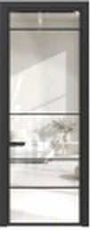 LUMO 1808 clear glass door, pattern R13