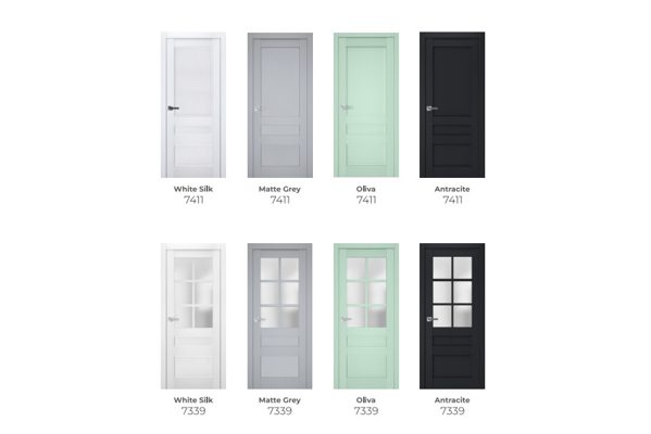 Shaker Colors interior doors